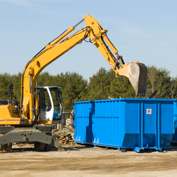 can i choose the location where the residential dumpster will be placed in Bethel Ohio